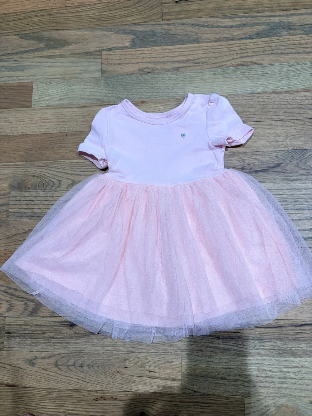 Carter’s light pink baby girl dress with tutu skirt